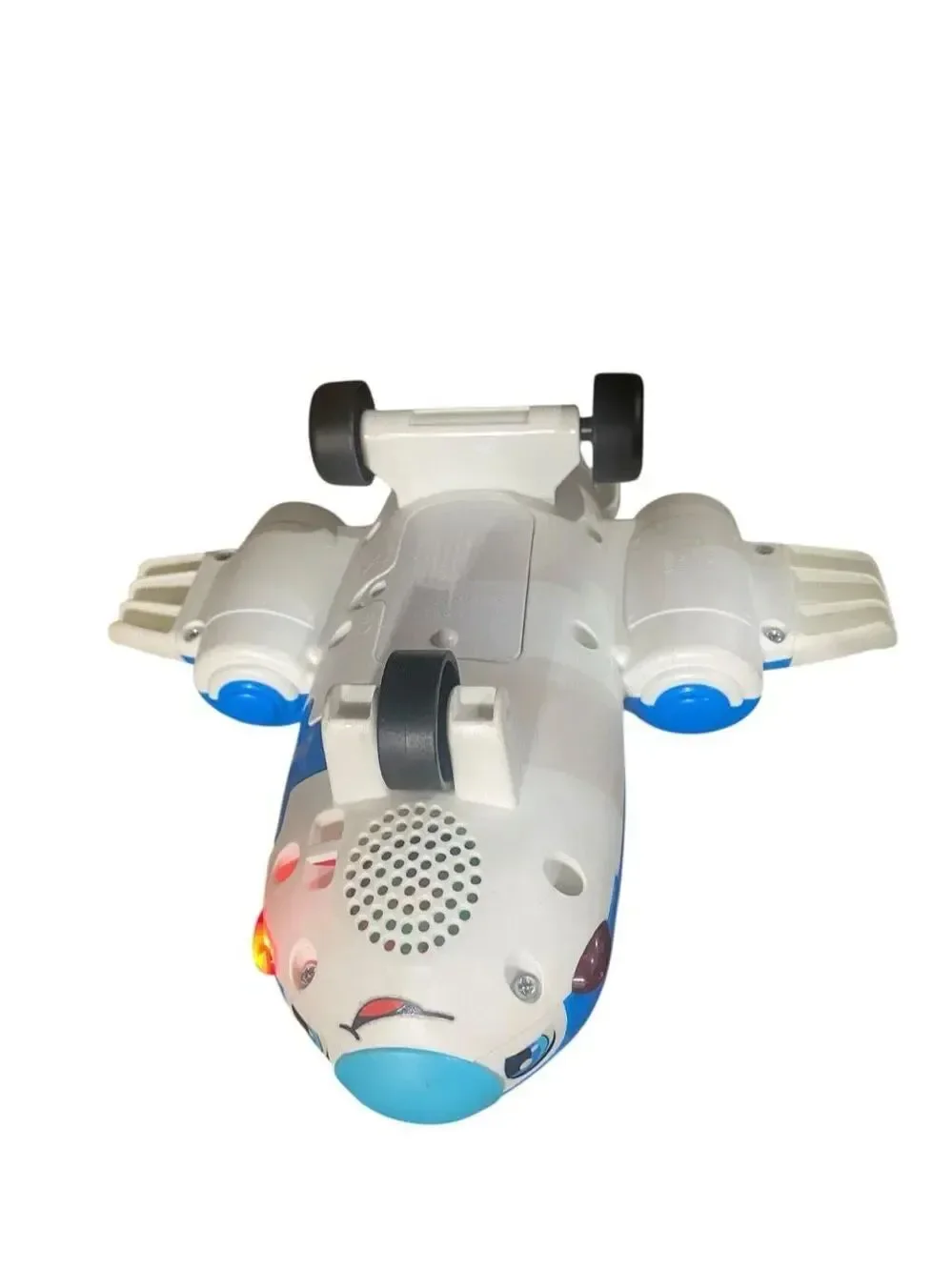 Fisher Price Little People Jet Plane Blue Talking Musical Lights Sounds Tested